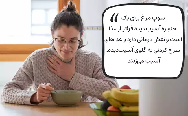 سوپ مرغ و سبزیجات