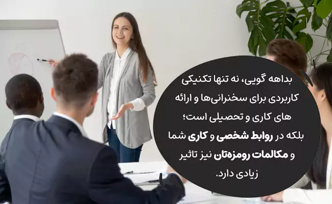 تاثیرات تمرین های بداهه گویی